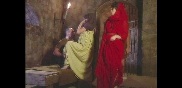  Cleare and Jyulia, DP Orgy with the Gladiators in the Cell